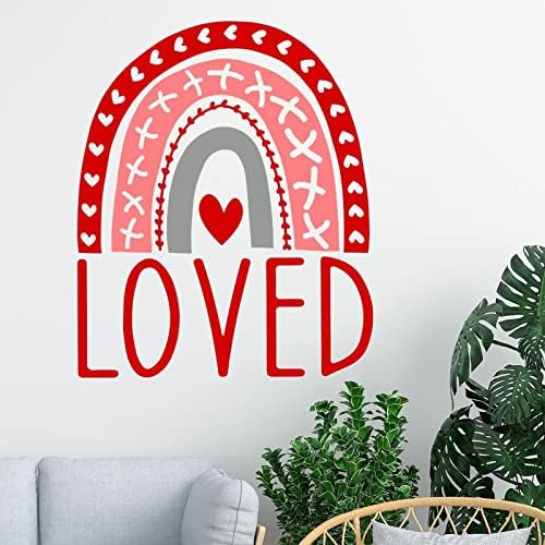 Valentine Poklon zidni naljepnica za dekor voljene zidne naljepnice za dekor Valentinovo, slatki citati