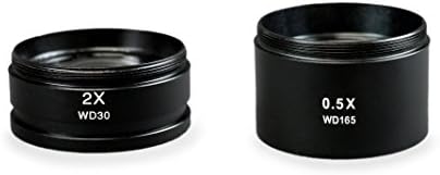 Vision Scientific vs-10FZ-IFR07 Simul-focal trinokularni stereo zum 7x-45x mikroskop sa barlow objektivom, 144-LED prstenaste platformom za lemljenje i, popravak mobitela