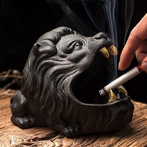 Cigaretna pepeljara keramički lav pepeljarski ukrasi vozila za životinje pepela kreativnost kućna