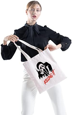 Zjxhpo poklon ljubitelja horor filmova Killing it torba za šminkanje sa patentnim zatvaračem Scream kozmetička
