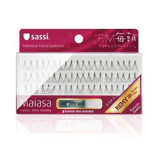 Sassi 803-FM Maiasa Remy trepavice za ljudsku kosu, crne 4 pakovanja