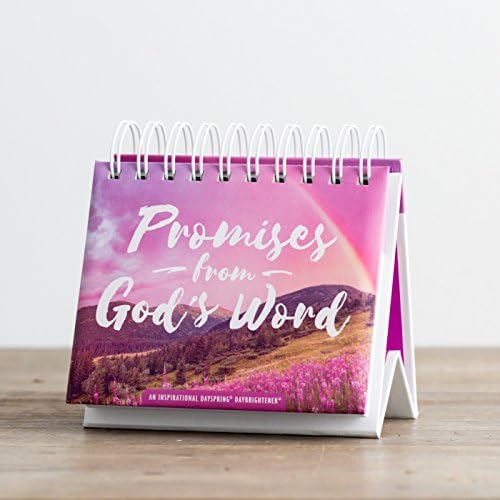 Dayspring-obećanja iz Božje Riječi - vječni kalendar, crveni, 5 1/4 x 4 3/4x 1 1/4