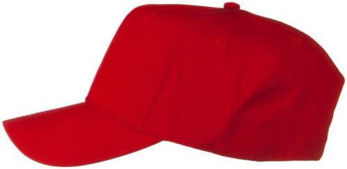 Čvrsti pamuk Twill Pro stilske kapa - crvena