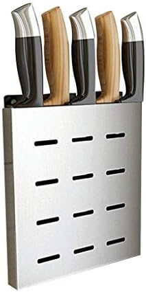 Llryn držač noža od nerđajućeg čelika,blok za odlaganje kuhinjskog noža zidni držač noža stalak za odlaganje