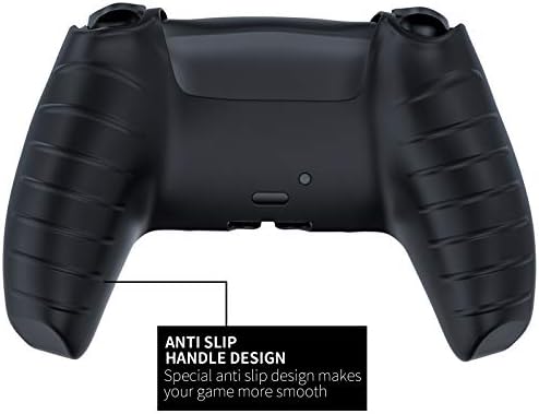 Sendyyou Silikonski poklopac za PS5 kontroler, ergonomska zaštitna slova Kompatibilna sa PS5