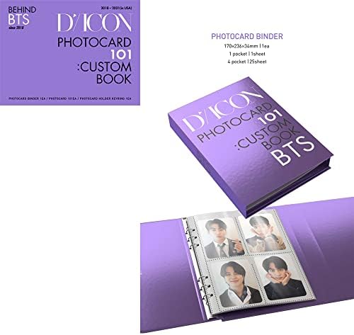 BTS Dicon PhotoCard 101: Prilagođena knjiga iza BTS-a od 2018. godine [uklj. Nasumični BTS fotokard i
