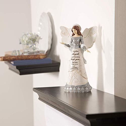 Paviljon Poklon Elementi kompanije 82310 Huardian Angel Kolekcionarska figurica, Angel sa Halo, 9-inčni