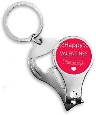 Sretan dan zaljubljenih samo za vas za nokte prsten za ključeve ključeva za ključeva