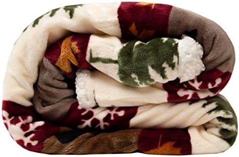 Carstens meka šerpa plišane pokrivač, visoka kolekcija bora