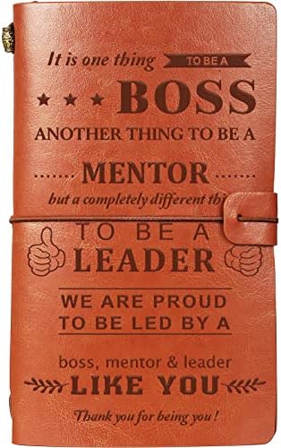 Božić Boss pokloni notebook koža pisanje Notebook Journal zahvalnost pokloni za Lady Mentor Leader oproštajni