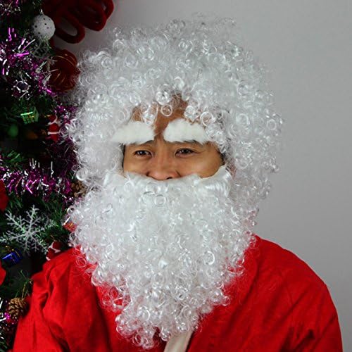 GALPADA Božić ukras 50cm Santa Claus brada Božić kostim Cosplay Prop Božić Fancy Dress Party dodatak