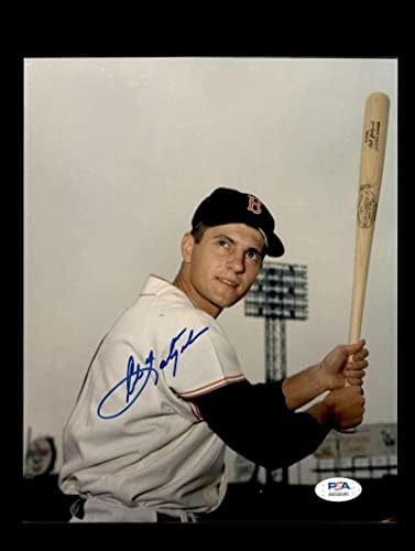 Carl Yastrzemski PSA DNK Coa potpisan 8x10 fotografija Autograph Crveni sox - AUTOGREM MLB Photos