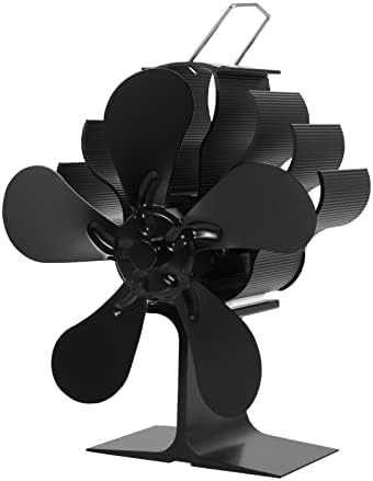 LYNLYN 4 oštrice Kućni kamin ventilator 5 oštrice ventilator sa toplotnim napajanjem efikasna distribucija