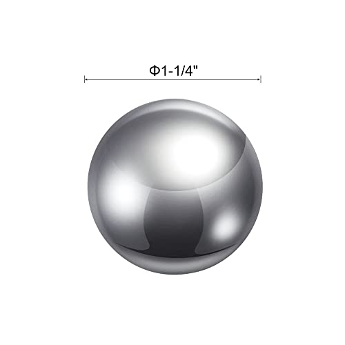 Uxcell 1-1 / 2 304 Kuglice od nehrđajućeg čelika G100 Precision za ključeve, ležajeve
