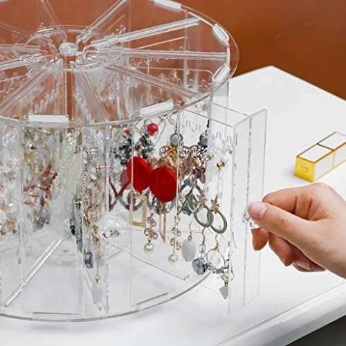 WYFDC plastična prozirna naušnica za prikaz nakita, kutija za domaćinstvo nakit Viseća ogrlica za skladištenje