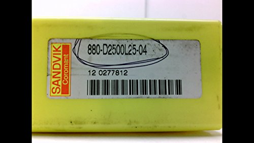 Sandvik Coromant 880-D2500L25-04 Corodrill 880 indeksirana bušilica, 880.L-04 Šifra stila alata, 0,984 drška, 25 mm Prečnik drške