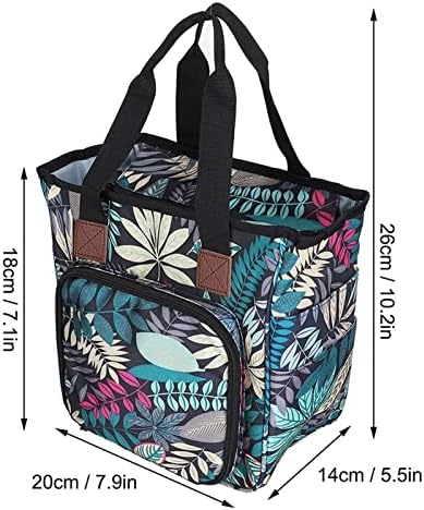 FLAA Knitting Bag Travel Yarn Storage-Tote Bag Organizer za pređe velikog kapaciteta tote za pređu sa nošenjem projektnih igala za pletenje Organizator