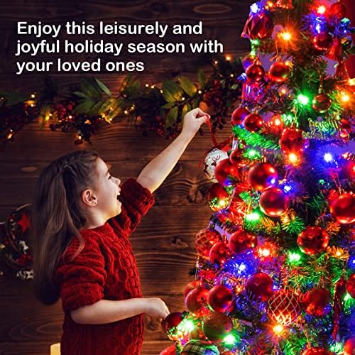 Goplus 6,5ft Prelit Olovka Božićno drvce, vrhunsko zglobno drvo, sa 250 LED svjetla i čvrstim metalnim postoljem,