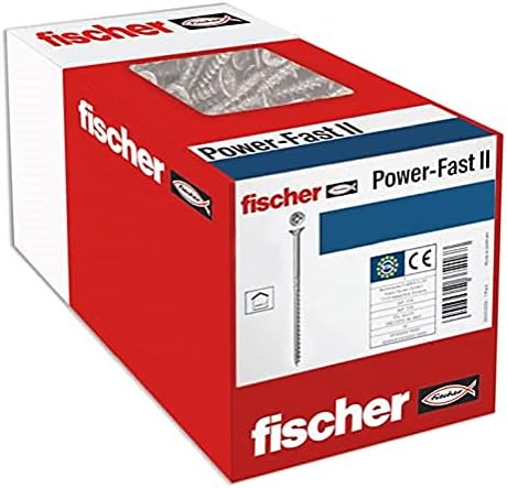 Fischer 100 X vijci za iverice Power-Fast II 3.5 X 35 glava sa Phillipsom Pocinčana plava pocinčana plava