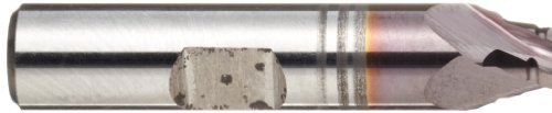 Melin Tool CCMG35 karbidni kvadratni nosni mlin, Altin monosloj završna obrada, 35 stepeni spirale, 4