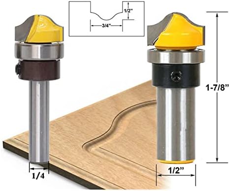 Lrjskwzc bitovi za Usmjerivače 1 komad 1/2mm 1/4mm Shank Umjetna lučna oštrica Panel rezbarenje noža usmjerivač svrdlo za oblačenje drveta CNC mlinovi za obradu drveta
