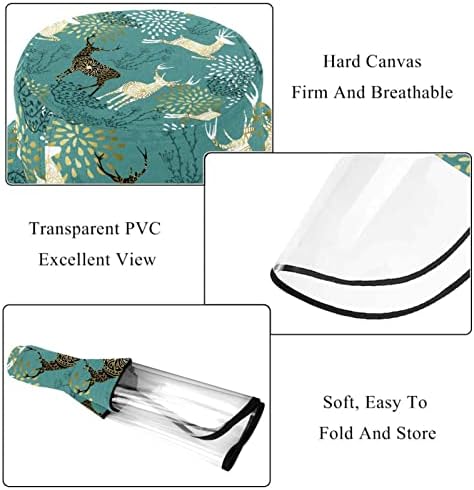 Zaštitni šešir za odrasle sa štitom za lice, ribarsko šešir protiv sunčevog poklopca, šareno slovo Digitalni interpunkcijski simbol