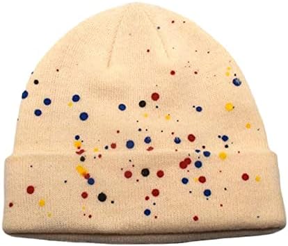 Zimske kape za žene hladno vrijeme runo obložene zimske šešire pletiva Chunky Trendy Beanies ženska