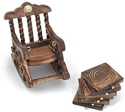 Piru čajni podmetač drvena stolica za podmetanje čaja u dizajnu ručno izrađen proizvod atraktivan izgled