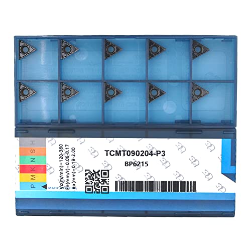 Cdbp CNC karbidni umetci TCMT1.81 / TCMT090204-MD za Čelik za sečenje metala, Poluzavršna iverica za sečenje rezača, 10 kom.
