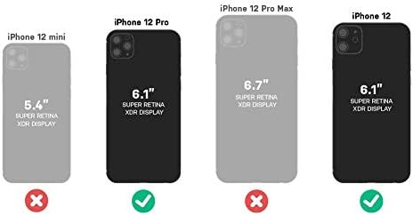 Otterbox paket za zaštitu od pada za iPhone 12 Pro / iPhone 12, Symmetry Clear Case 3X Testirano na vojni Standard