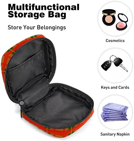 Torba za sanitarnu ubrusu, torbice za menstruaciju, prenosive sanitarne jastučiće za skladištenje ženske menstruacije Prvo razdoblje Torba za djevojčice Ženske dame, božićna rezijska rešetka