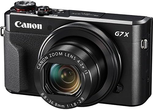 Canon PowerShot G7X Mark II digitalna kamera, komplet za kreiranje Video zapisa sa stativom, memorijskom karticom i odvojivim Bluetooth daljinskim upravljačem, Crni, mali