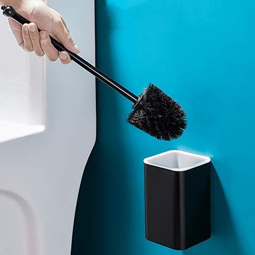 Toaletna četka i kućanstvo toaletna četkica sa dugim ručicama sve okruglo čišćenje toaleta zidna toaletna posuda čišćenje četkica za čišćenje čišćenja crno čišćenje Svaki ugao