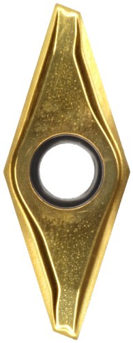 Sandvik Coromant CoroTurn 107 karbidni umetak za okretanje, Vcex, dijamant od 35 stepeni, R/L-K Chipbreaker, Gc1020