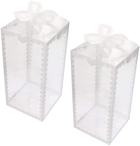 Jedinokxy 10pcs Clear Wedding Candy kutije za zabavne ljubimce za zabavu Favori Forums Wedding Bridal