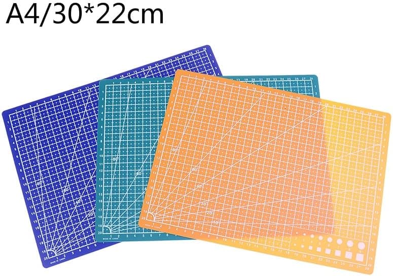 30 * 22cm A4 Grid linije za samo izlječenje rezanje mat za obrtna karta kožna ploča od papira -