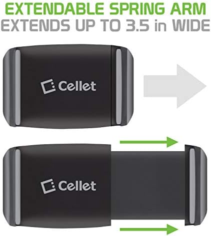 Nosač držača za mobilni telefon CELLET-Crni držač za telefon sa ventilacionim ventilom stalak za automobil