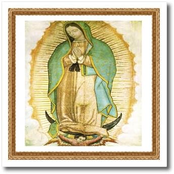 3Droza HT_60684_1 Fotografija slikanje naše dame Guadalupe Gvožđe na papiru za prijenos topline za bijeli materijal,