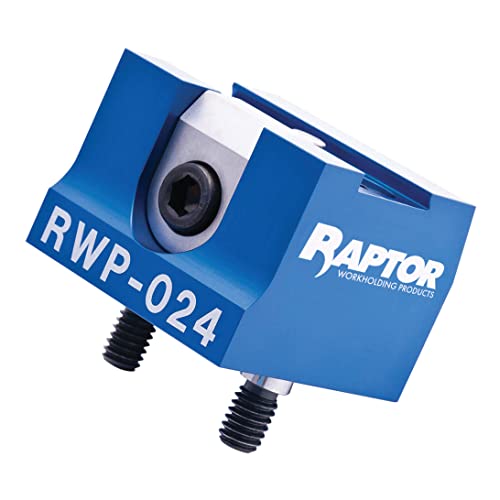 Raptor RWP-024 0,75 Lastin rep Učvršćenje, 1 Stezaljka, 1,5 visina, 2 širina, 2 dužina, Nerđajući čelik, 7075-T6511 Aluminijum, premaz, rez, ugao rezanja, flauta