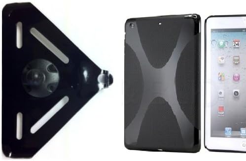 Slipgrip RAM 1 Držač kuglice za Apple iPad mini tablet pomoću X oblik uzorka TPU gel tanki povratni