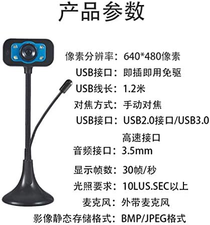 HD video računarski fotoaparat za notebook za notebook za notebook besplatan pogon USB