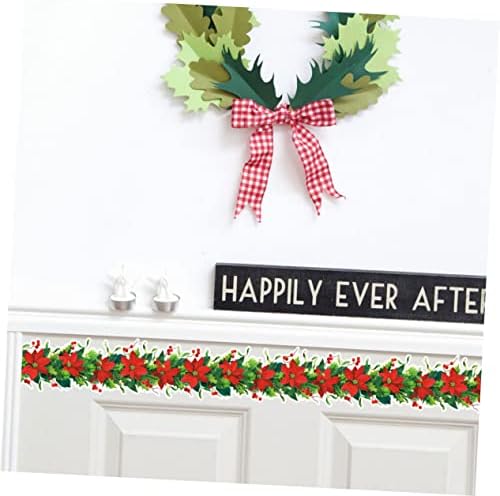 Tofficu 5kom Božićne naljepnice na tabli zeleni kućni dekor oglasna ploča graniči Božić Pvc zidne