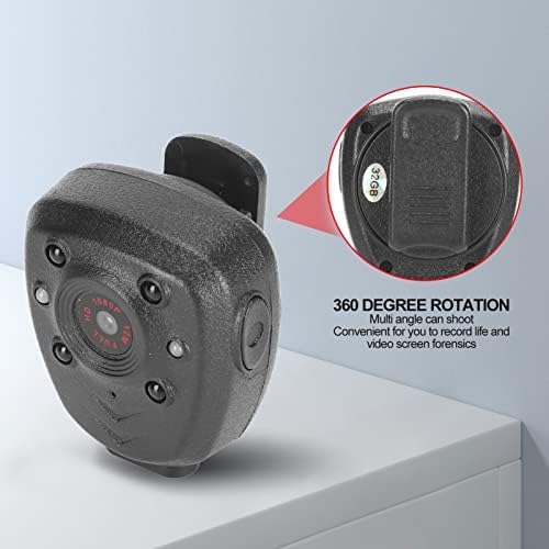 Zooke mini kamena kamera Video snimač, HD1080P Nosiva kaseta s noćnim vidom, inteligentni zvuk