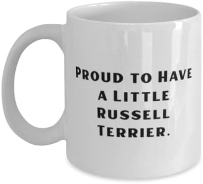 Russell terijer Pas pokloni za prijatelje, ponosan što imam malo Russell, volim Russell terijer Pas 11oz 15oz šolja, šolja od prijatelja, šolja za psa, smiješna šolja, Russell Terijer šolja, smiješna šolja za psa