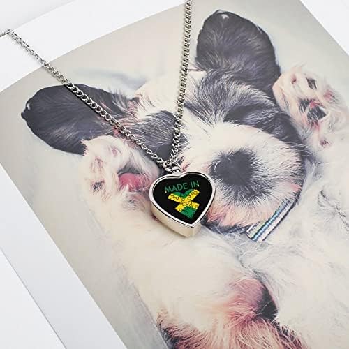 Napravljeno na Jamajci nakit za kremaciju kućnih ljubimaca za pepeo urna ogrlica Memorijalni nakit privjesak za uspomenu za kućne ljubimce pepeo psa mačke