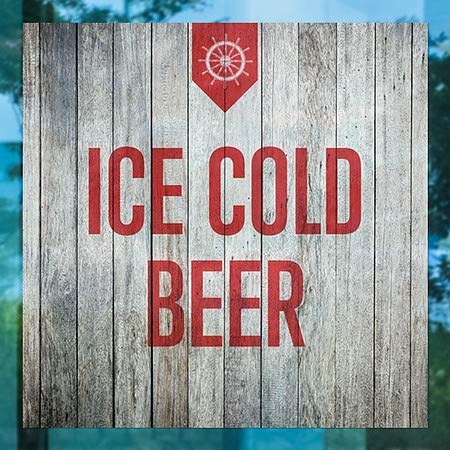 CGsignLab | Ledeno hladno pivo - nainačenim drvetom Cling Cling | 8 x8