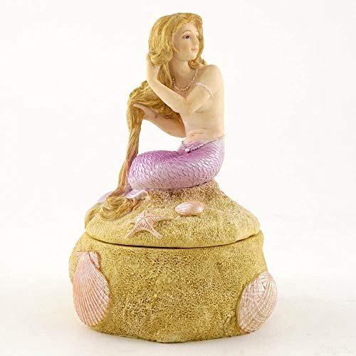 GFDJ King Tut S Tajna sirena koja drži kosu malu sitničku kutiju u boji figurine
