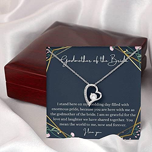 Nakit za poruke, ručno izrađena ogrlica - personalizirano srce, poklon za kumu za mladenku
