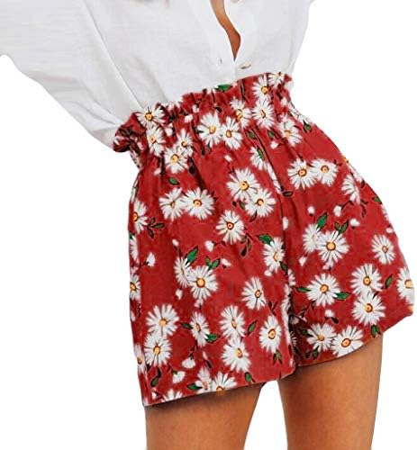Zervoba Ženske kratke hlače za ljetne ženske suncokretove Ispiši labave hlače Lady Home Hlače Hlače