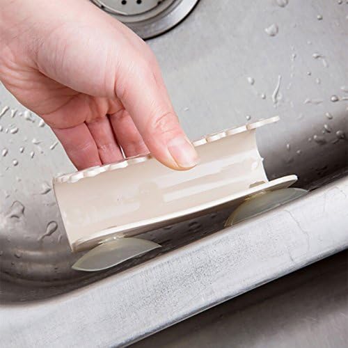 Konxxtt usisni čaše za sudope sa sapunom spužvasta nosač kuhinjskih kuhinjskih krpa stalak za usisavanje